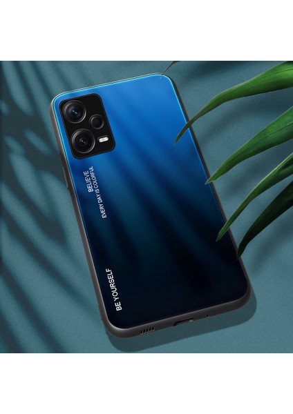 Xiaomi Redmi Note 12 Pro Plus 5g Gradyan Renk Temsilli Cam Sert Pc Yumuşak Tpu Kasa Şok Geçirmez Cep Telefonu Kapağı (Yurt Dışından) modelleri