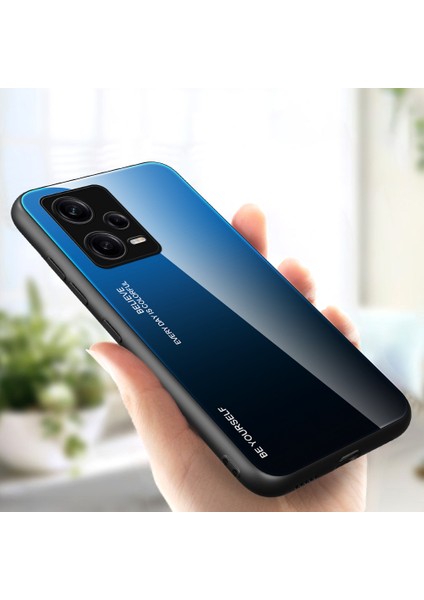 Xiaomi Redmi Note 12 Pro 5g / Note 12 Pro Speed ​​5g / Poco X5 Pro 5g Gradyan Renk Anti-Drop Telefon Kılıfı Temperli Cam Sert Pc Yumuşak Tpu Koruyucu Kapak (Yurt Dışından) fiyatları