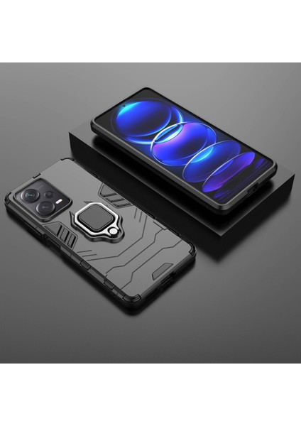 Xiaomi Redmi Note 12 Pro Plus 5g Ring Tutucu Kickstand Telefon Geri Dikkatli Şok Geçirmez Pc+ Tpu Hibrid Kapak (Yurt Dışından) indirimleri