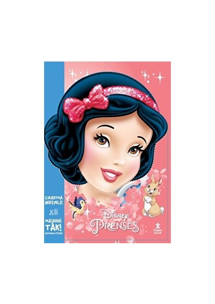 Maskeni Tak Disney Prenses Çıkartma Hediyeli Boyama Kitabı