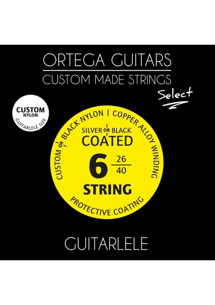 GTLS Guitarlele Tel Seti (Clear Nylon)