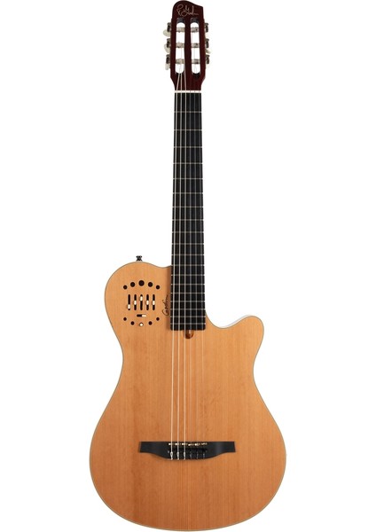 Multiac Grand Concert Deluxe Elektro Klasik Gitar (Natural)