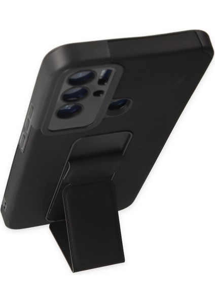 Tecno Pova Neo Kılıf Mega Standlı Silikon - Siyah 300099 fırsatları