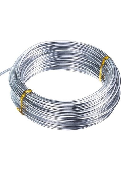 0.6 mm Alüminyum Tel Yuvarlak - 5 Metre