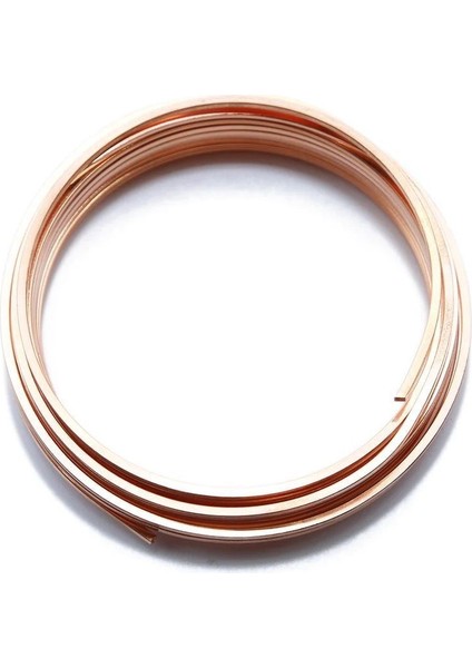 1.2 mm Kare Dörtköşe Bakır Tel - 5 Metre