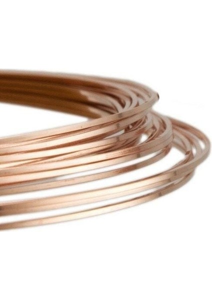 1.5 mm Kare Dörtköşe Bakır Tel - 10 Metre