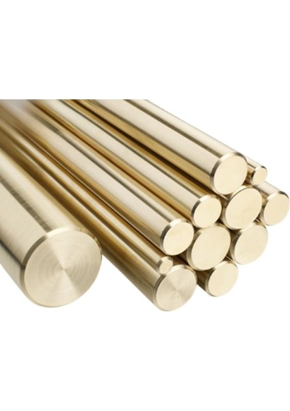 12 mm Yuvarlak Pirinç Çubuk - 3 Metre