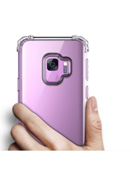 Samsung Galaxy S9 Şeffaf Kılıf Köşelerde Darbelere Karşı Ultra Kalınlık (Antishock)