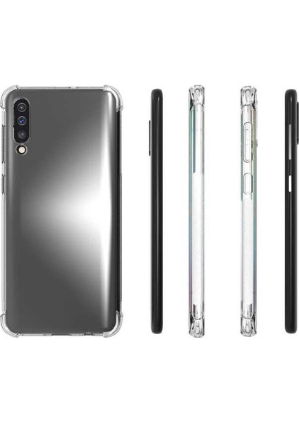 Samsung Galaxy A70 Şeffaf Kılıf Köşelerde Darbelere Karşı Ultra Kalınlık (Antishock) indirimleri