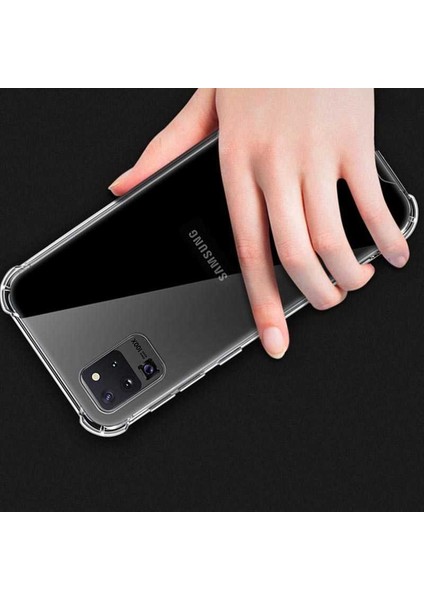 Samsung Galaxy S20 Ultra Şeffaf Kılıf Köşelerde Darbelere Karşı Ultra Kalınlık (Antishock)