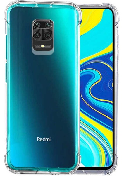 Xiaomi Redmi Note 9 Şeffaf Kılıf Köşelerde Darbelere Karşı Ultra Kalınlık (Antishock)