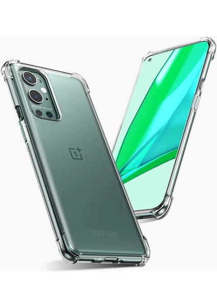 One Plus 9 Pro Şeffaf Kılıf Köşelerde Darbelere Karşı Ultra Kalınlık (Antishock)