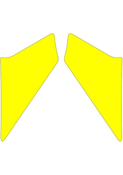 Cg Florasan Sarı Ön Çamurluk Yan Sticker