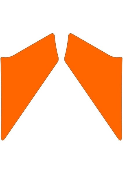 Cg Florasan Turuncu Ön Çamurluk Yan Sticker