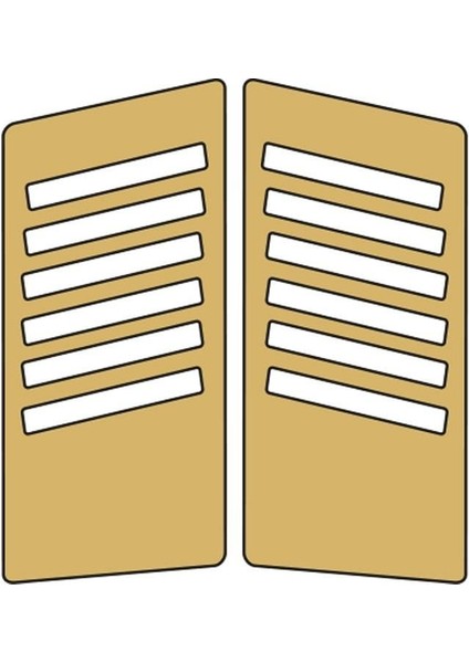 Cg Gold Yan Kapak Sticker
