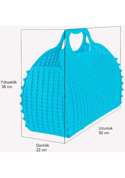 Aykasa 382252 Turquoise Plaj Çantası