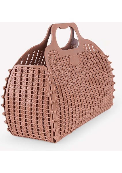 382252 Warm Taupe Plaj Çantası