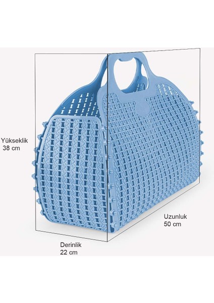 Aykasa 382252 Baby Blue Plaj Çantası