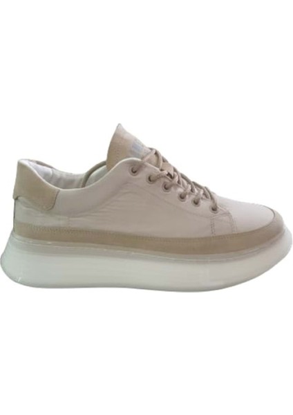 North of Wild Gamelu 23YM Monster Erkek Sneakers Keten Spor Ayakkabı - Bej - ST00603-BEJ-45