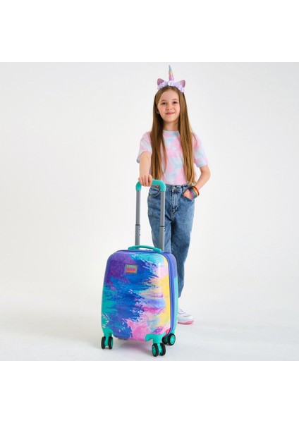 Kids Renkli Airbrush Desenli Çocuk Valizi 16707 fiyatları