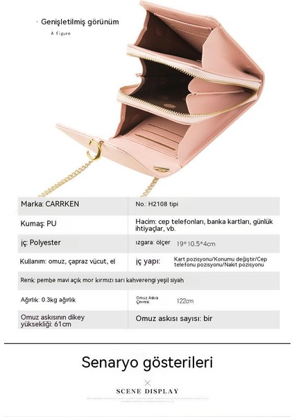 Büyük Kapasiteli Donanım Fermuar Omuz Telefonu Çantası (Yurt Dışından) fırsatları