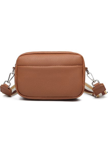 Moda Kişilik Trendi Düz Renk Çapraz Askılı Küçük Kare Çanta (Yurt Dışından)