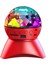 Hoparlör Dönen Işıklı Disco Sahne Ensiga Disko Topu Bluetooth USB LED Işıklı Mp3 1