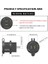 Chembo Alüminyum Alaşım Çift USB Tek Qc3.0 Dijital Voltmetre Şarj Cihazı () (Yurt Dışından) 5