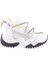 Z94 23Y Kadin Mega Kalin Taban Simli Ip Detayli Sneakers Ayakkabi 1