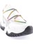 Z94 23Y Kadin Mega Kalin Taban Simli Ip Detayli Sneakers Ayakkabi 2