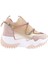 Z94 23Y Kadin Mega Kalin Taban Simli Ip Detayli Sneakers Ayakkabi 1