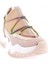Z94 23Y Kadin Mega Kalin Taban Simli Ip Detayli Sneakers Ayakkabi 2