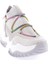 Z94 23Y Kadin Mega Kalin Taban Simli Ip Detayli Sneakers Ayakkabi 2