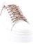 ES854-23Y Kadin Kalin Taban Silver Taş Bağcikli Sneakers Ayakkabi 2