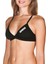 Bayan Bikini Üst Siyah Women's Solid Tie Back Top Black 2A24655 2