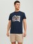 Jack & Jones Jcomarina Tee Ss Crew Neck Erkek T-Shirt 1