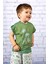 Erkek Bebek Yeşil Safari Desenli T-Shirt 1