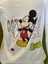 Pamuk Basik Bisiklet Yaka Örme Mickey Mause Minny Mause T-Shirt 1