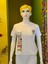 Pamuk Basik Bisiklet Yaka Örme Mickey Mause Minny Mause T-Shirt 5