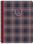 16.5X22.5 Kareli Defter School - Bordo 1