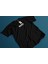 'good Vibes' Oversize Transfer Baskı Siyah Beyaz Unisex T Shirt 3