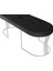 Viego Silver Exclusive Bench Lüks Metal Gümüş Ayak, Chester Model Yatak Ucu Antrasit Puf 4