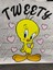 20X20 cm Ütü Ile Yapışan Tweety Kuş Aplike Baskı Tişört Baskı Transfer Arma Dikiş Hobi 1