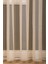 Taç Bej Düz Renk, 1/2 Seyrek Pile Tül Perde Tek Kanat - 100 x 200 cm 2