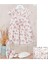 Çiçekli Dantel Detaylı Kız Bebek Bayramlık 5'li Set 11726 1
