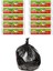 J-250 Jumbo Boy Çöp Torbası 80X100 cm 10 Lu Rulo x 10 Paket = 100 Adet Siyah 1