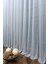 Taç Gri Düz Renk, 1/3 Sık Pile Tül Perde Tek Kanat - 100 x 250 cm 3