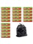 J-250 Jumbo Boy Çöp Torbası 80X100 cm 10 Lu Rulo x 20 Paket = 200 Adet Siyah 1