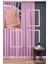 Taç Pembe Düz Renk, 1/2,5 Normal Pile Tül Perde Tek Kanat - 100 x 240 cm 5