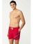 23006 Kırmızı Cepli Orta Boy Erkek Deniz Şortu 1